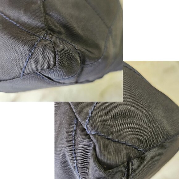 Authentic Prada Tessuto Catena Nylon Quilted Chain Shoulder Bag in Black - Picture 6 of 17